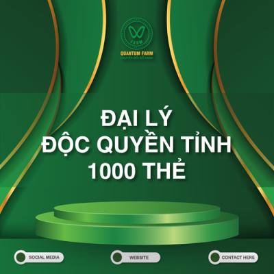 Đại lý độc quyền tỉnh 1000 thẻ