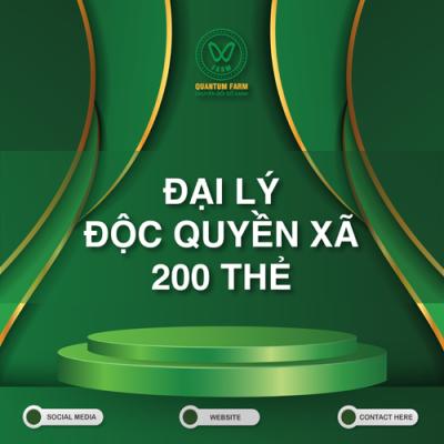 Đại lý độc quyền xã 200 thẻ